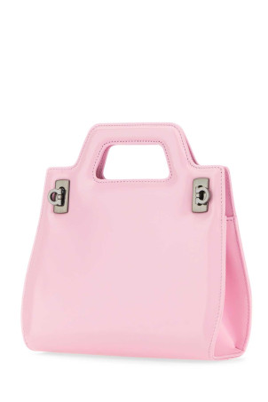 Pink leather mini Wanda handbag Pink SALVATORE FERRAGAMO (213485762494) Pink leather mini Wanda handbag Pink SALVATORE FERRAGAMO (213485762494)