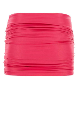 Міні-спідниця з еластичного нейлону фуксії THE ATTICO (233WBB09PA36) Міні-спідниця з еластичного нейлону фуксії THE ATTICO (233WBB09PA36)