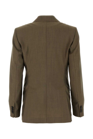 Блейзер Apice из смеси шерсти и шерсти цвета грязи, черный MAX MARA (2411041141600) Блейзер Apice из смеси шерсти и шерсти цвета грязи, черный MAX MARA (2411041141600)