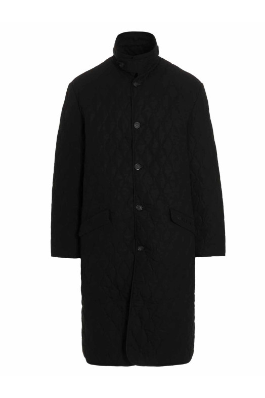 Quilted Hunter' coat Black