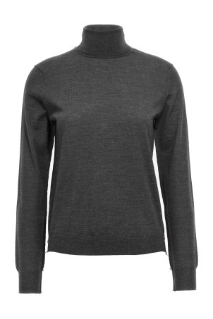 Светр з високим коміром з вовни, сірий MAISON MARGIELA (SI0HA0006S17814860F)