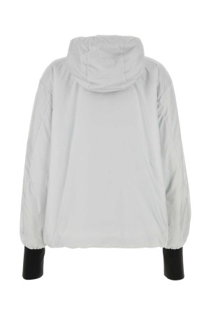 Куртка из полиэстера цвета мел PRADA (291946S2021YV2) Куртка из полиэстера цвета мел PRADA (291946S2021YV2)