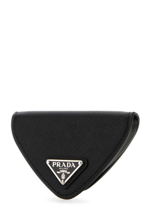 Black leather coin purse Black PRADA (2MM004QHH) Black leather coin purse Black PRADA (2MM004QHH)