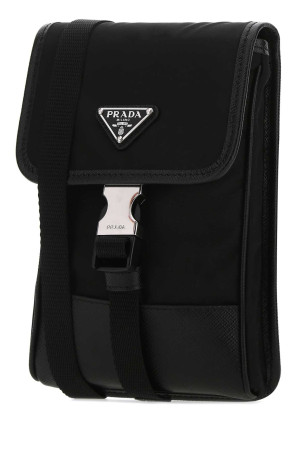 Black Re-nylon phone case Black PRADA (2ZH1092DMH) Black Re-nylon phone case Black PRADA (2ZH1092DMH)