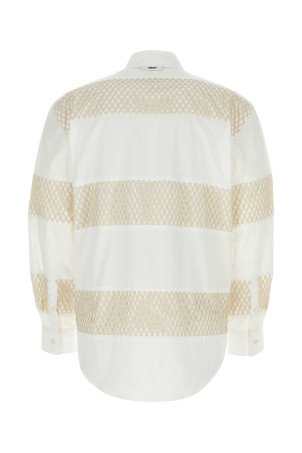 White cotton shirt MSGM (3440ME04Y237008) White cotton shirt MSGM (3440ME04Y237008)