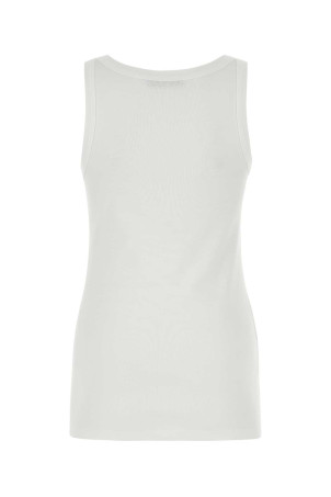 White cotton tank top Black PRADA (39546RSOOO1424) White cotton tank top Black PRADA (39546RSOOO1424)