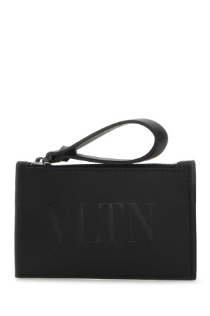 Black leather card holder Black VALENTINO GARAVANI (3Y2P0540BHY)