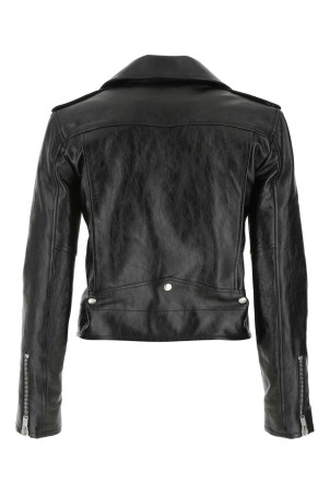Чорна шкіряна куртка Black SAINT LAURENT (481862YC2NI) Чорна шкіряна куртка Black SAINT LAURENT (481862YC2NI)