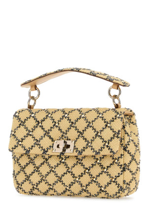 Сумочка Raffia Rockstud VALENTINO GARAVANI (4W0B0122MHF) Сумочка Raffia Rockstud VALENTINO GARAVANI (4W0B0122MHF)