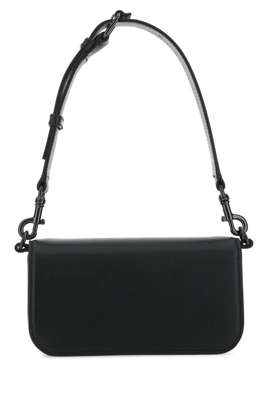 Black leather LocÃ² shoulder bag Black VALENTINO GARAVANI (4Y2B0B63VTQ)