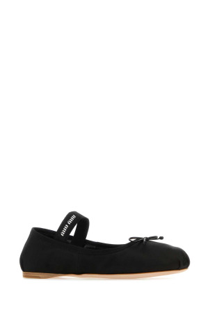 Black satin ballerinas Black MIU MIU (5F794DFDX05QU6) Black satin ballerinas Black MIU MIU (5F794DFDX05QU6)
