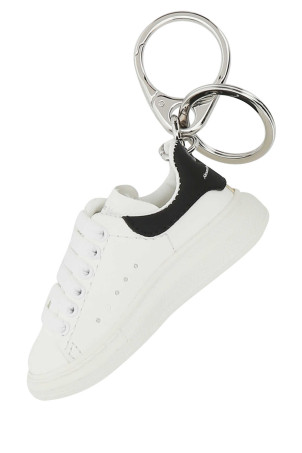 Білий шкіряний брелок для ключів ALEXANDER MCQUEEN (609203H640N) Білий шкіряний брелок для ключів ALEXANDER MCQUEEN (609203H640N)