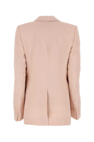 Блейзер из вискозной смеси пастельно-розового цвета STELLA McCARTNEY (6500383STA49) Блейзер из вискозной смеси пастельно-розового цвета STELLA McCARTNEY (6500383STA49)