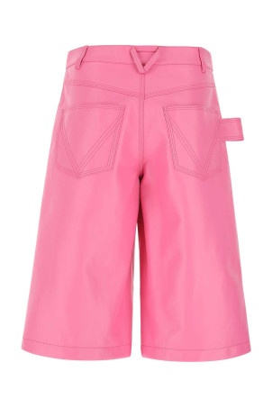 Pink nappa leather bermuda shorts BOTTEGA VENETA (690076VKV90)