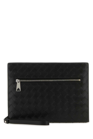 Black leather small Intrecciato document case BOTTEGA VENETA (693675V2E41) Black leather small Intrecciato document case BOTTEGA VENETA (693675V2E41)