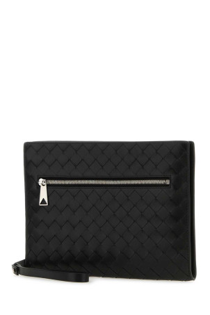 Black leather small Intrecciato document case BOTTEGA VENETA (693675V2E41) Black leather small Intrecciato document case BOTTEGA VENETA (693675V2E41)