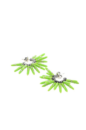 Acid green 925 silver Cone earrings BOTTEGA VENETA (699229VB0B8) Acid green 925 silver Cone earrings BOTTEGA VENETA (699229VB0B8)