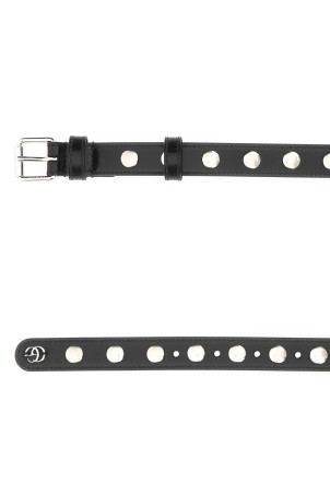 Black leather belt Black GUCCI (71573610O0G) Black leather belt Black GUCCI (71573610O0G)