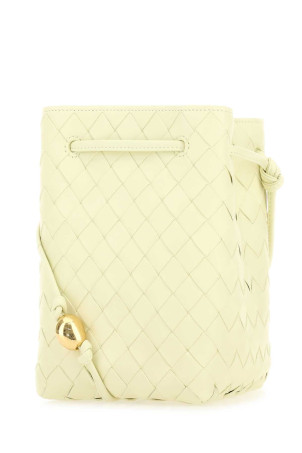 Сумка-ведро из кожи пастельно-желтого цвета BOTTEGA VENETA (717432VCPP3) Сумка-ведро из кожи пастельно-желтого цвета BOTTEGA VENETA (717432VCPP3)