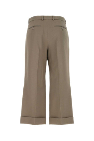 Mud wool cropped cut pant GUCCI (723677ZAHE0) Mud wool cropped cut pant GUCCI (723677ZAHE0)