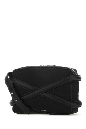 Черная нейлоновая сумка через плечо Black ALEXANDER MCQUEEN (7262921AALD) Черная нейлоновая сумка через плечо Black ALEXANDER MCQUEEN (7262921AALD)
