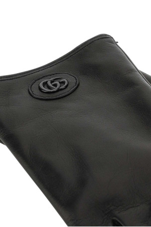 Black leather gloves Black GUCCI (7273674SACC) Black leather gloves Black GUCCI (7273674SACC)