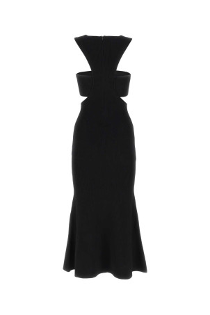 Black viscose blend dress Black ALEXANDER MCQUEEN (734602Q1A47) Black viscose blend dress Black ALEXANDER MCQUEEN (734602Q1A47)