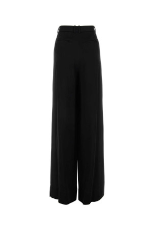 Черные атласные брюки с широкими брючинами Черные SAINT LAURENT (735726Y3G36) Черные атласные брюки с широкими брючинами Черные SAINT LAURENT (735726Y3G36)