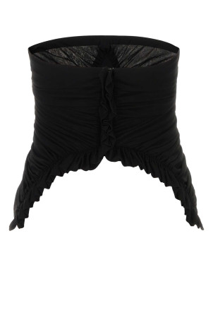 Черный топ из купро Черный SAINT LAURENT (737174Y5G98) Черный топ из купро Черный SAINT LAURENT (737174Y5G98)