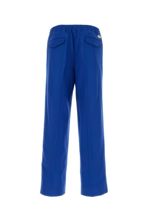 Electric blue wool blend pants GUCCI (742766Z8BI7)