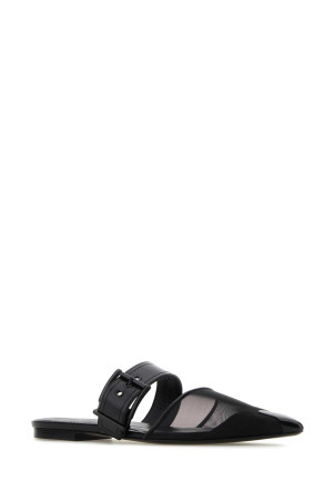 Чорні сітчасті та шкіряні панк-капці Чорні ALEXANDER MCQUEEN (744488W4AB2) Чорні сітчасті та шкіряні панк-капці Чорні ALEXANDER MCQUEEN (744488W4AB2)