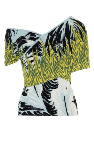 Вишитий жакардовий топ BOTTEGA VENETA (747845V2RX0) Вишитий жакардовий топ BOTTEGA VENETA (747845V2RX0)