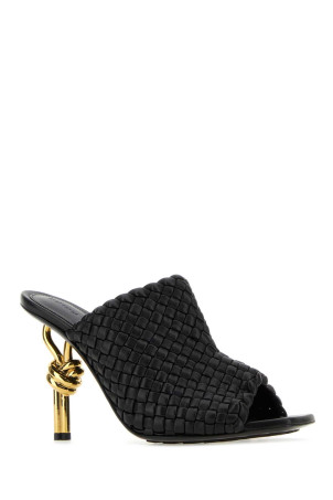 Black leather Knot mules Black BOTTEGA VENETA (754143V2P50) Black leather Knot mules Black BOTTEGA VENETA (754143V2P50)