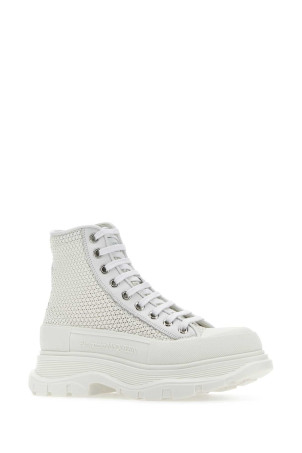 Білі кросівки Tread Slick з рафією ALEXANDER MCQUEEN (755632W4WA4) Білі кросівки Tread Slick з рафією ALEXANDER MCQUEEN (755632W4WA4)