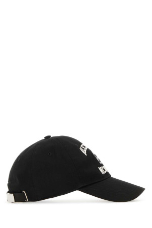 Black cotton Varsity Skull baseball cap Black and white ALEXANDER MCQUEEN (7594504105Q) Black cotton Varsity Skull baseball cap Black and white ALEXANDER MCQUEEN (7594504105Q)