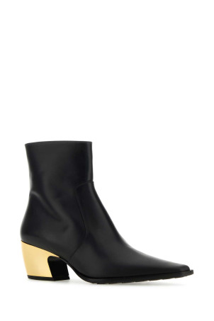 Черные кожаные ботильоны Tex BOTTEGA VENETA (763837V2VJ0) Черные кожаные ботильоны Tex BOTTEGA VENETA (763837V2VJ0)