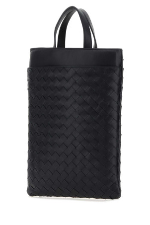 Кожаный чехол для ноутбука Intrecciato темно-синего цвета BOTTEGA VENETA (765767V2HL1)