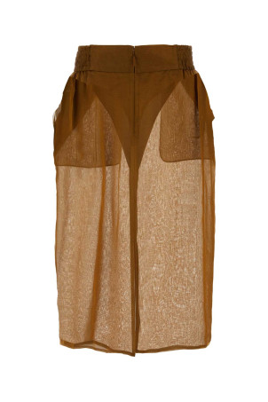 Bronze silk skirt SAINT LAURENT (769270Y3F58) Bronze silk skirt SAINT LAURENT (769270Y3F58)