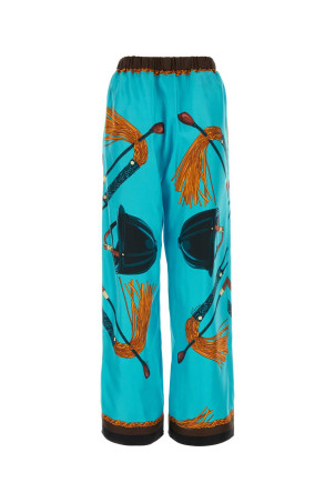 Брюки из печатного твила GUCCI (772138ZAPLL) Брюки из печатного твила GUCCI (772138ZAPLL)