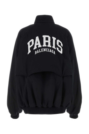 Черная хлопковая куртка оверсайз Черная BALENCIAGA (774066TBP01) Черная хлопковая куртка оверсайз Черная BALENCIAGA (774066TBP01)