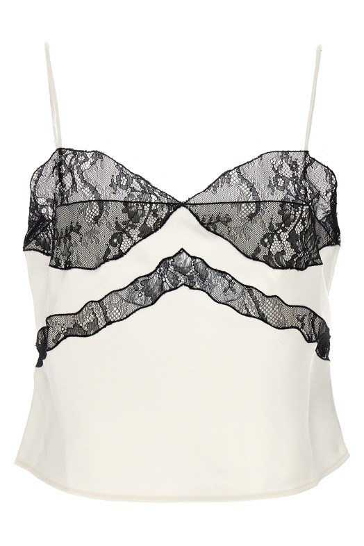 Топ Narcisa, білий/чорний THE ANDAMANE (T140919ATNP171OFFWHITE) Топ Narcisa, білий/чорний THE ANDAMANE (T140919ATNP171OFFWHITE)
