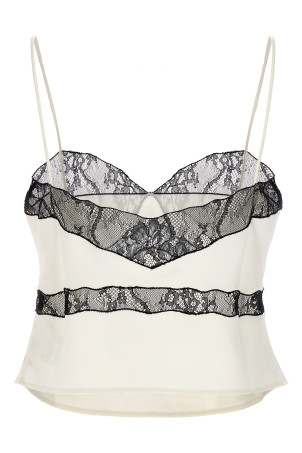 Топ Narcisa, білий/чорний THE ANDAMANE (T140919ATNP171OFFWHITE) Топ Narcisa, білий/чорний THE ANDAMANE (T140919ATNP171OFFWHITE)