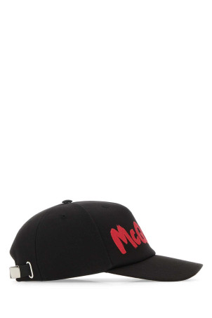 Чорна бавовняна бейсболка ALEXANDER MCQUEEN (7953034105Q) Чорна бавовняна бейсболка ALEXANDER MCQUEEN (7953034105Q)
