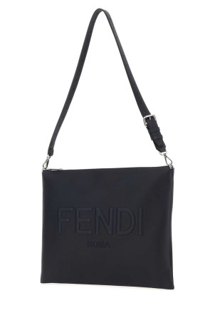 Кожаная сумка Fendi After Roma темно-синего цвета (7VA604AMAC) Кожаная сумка Fendi After Roma темно-синего цвета (7VA604AMAC)