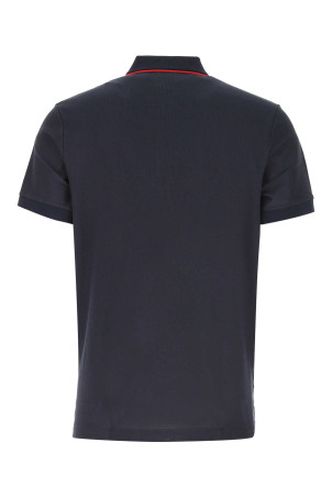 Поло из пике темно-синего цвета BURBERRY (8017007)