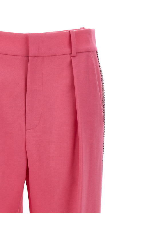 Crystal Embellished' pants Fuchsia Crystal Embellished' pants Fuchsia