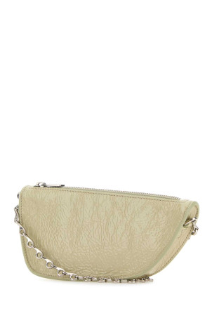 Pastel green leather micro Shield crossbody bag BURBERRY (8083473) Pastel green leather micro Shield crossbody bag BURBERRY (8083473)