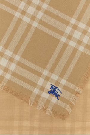 Embroidered wool blend scarf BURBERRY (8083802) Embroidered wool blend scarf BURBERRY (8083802)