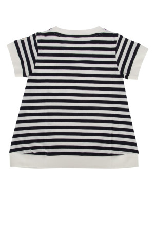 SS T-SHIRT White/Black MONCLER JR (8C0000989AGB) SS T-SHIRT White/Black MONCLER JR (8C0000989AGB)
