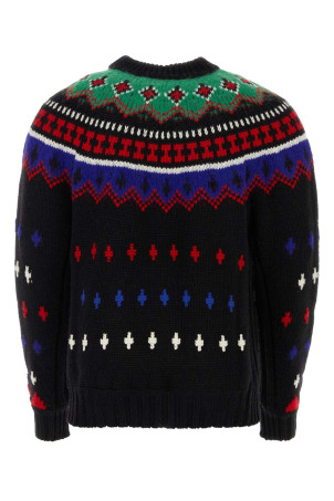 Вишитий светр з вовняної суміші Tricot Чорний MONCLER GRENOBLE (9C00001M2865) Вишитий светр з вовняної суміші Tricot Чорний MONCLER GRENOBLE (9C00001M2865)